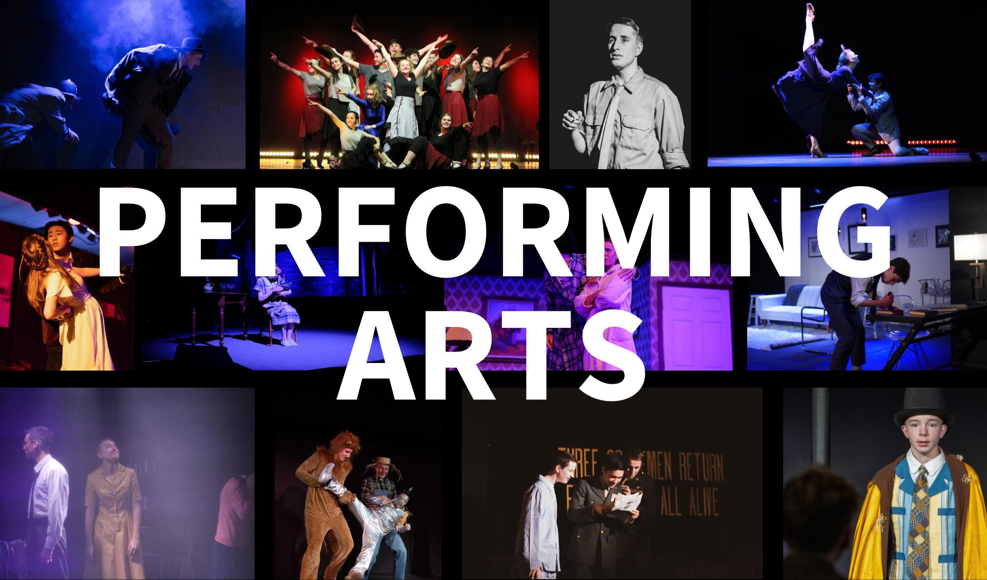 Performing Arts photo collage