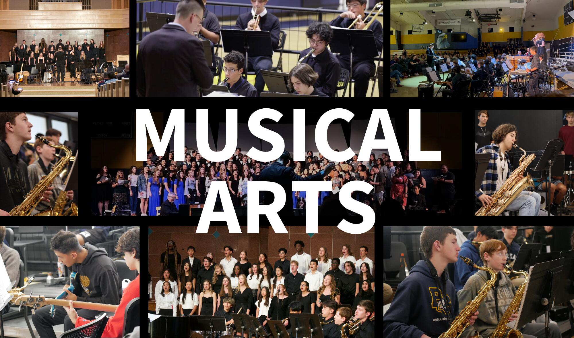 Musical Arts collage banner